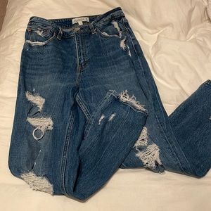 High rise mom jean curve love
